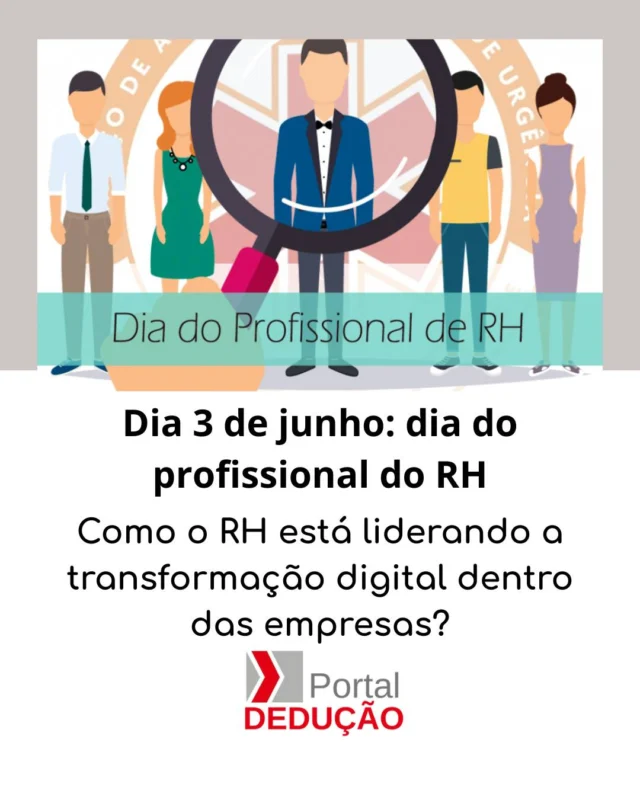 No dia 3 de junho é celebrado o Dia do Profissional de Recursos Humanos, uma data que homenageia aqueles que são fundamentais para a gestão de pessoas, desenvolvimento organizacional e fortalecimento da cultura empresarial. O artigo destaca a importância desses profissionais no contexto atual, marcado por transformações digitais e novos modelos de trabalho.

Quer reconhecer ainda mais o valor desse profissional? Leia o artigo completo no Portal Dedução!

#DiaDoProfissionalDeRH #RecursosHumanos #GestaoDePessoas #CulturaOrganizacional #RH #TransformacaoDigital #CapitalHumano #ValorizacaoProfissional #Empresas #PortalDeducao